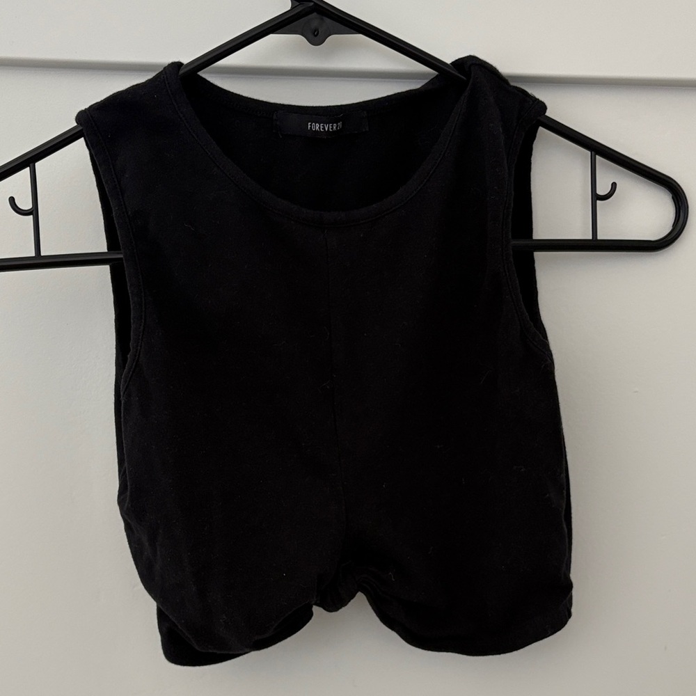 Forever 21 Black Crop Top.
